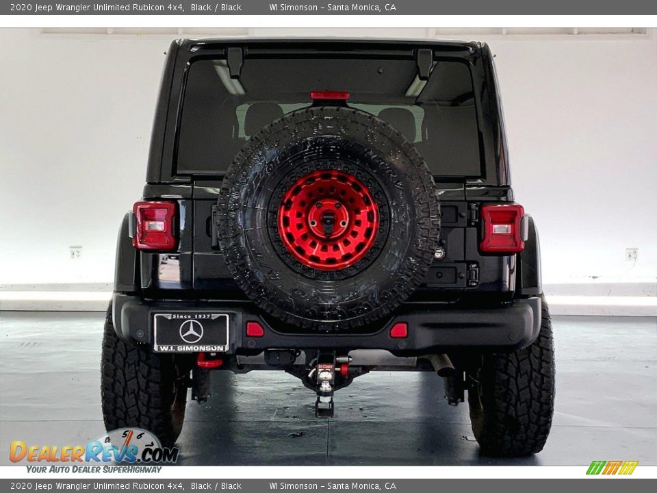2020 Jeep Wrangler Unlimited Rubicon 4x4 Black / Black Photo #3
