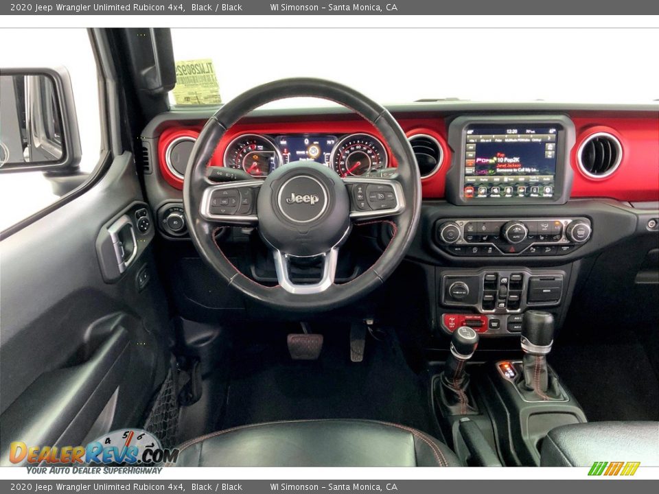 2020 Jeep Wrangler Unlimited Rubicon 4x4 Black / Black Photo #4