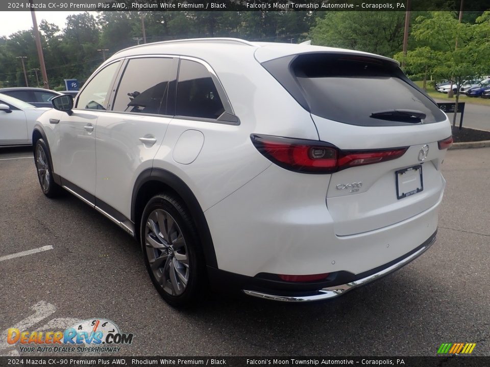 2024 Mazda CX-90 Premium Plus AWD Rhodium White Premium / Black Photo #5