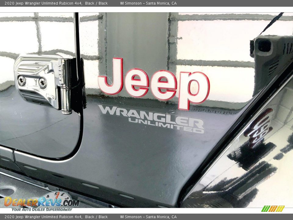 2020 Jeep Wrangler Unlimited Rubicon 4x4 Black / Black Photo #7