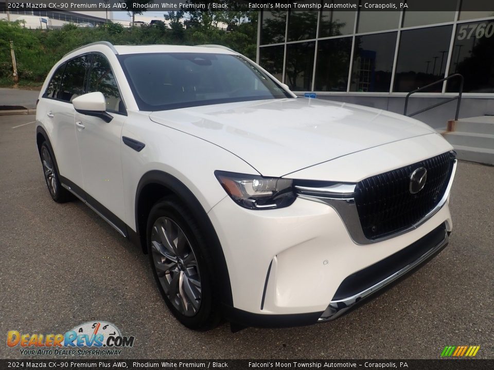 2024 Mazda CX-90 Premium Plus AWD Rhodium White Premium / Black Photo #9