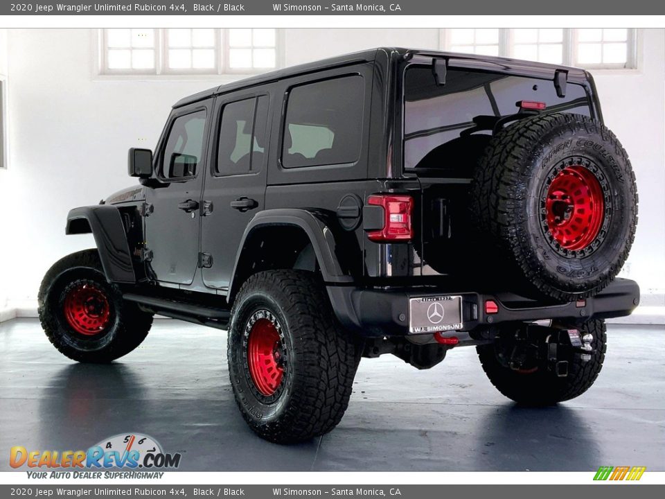 2020 Jeep Wrangler Unlimited Rubicon 4x4 Black / Black Photo #10