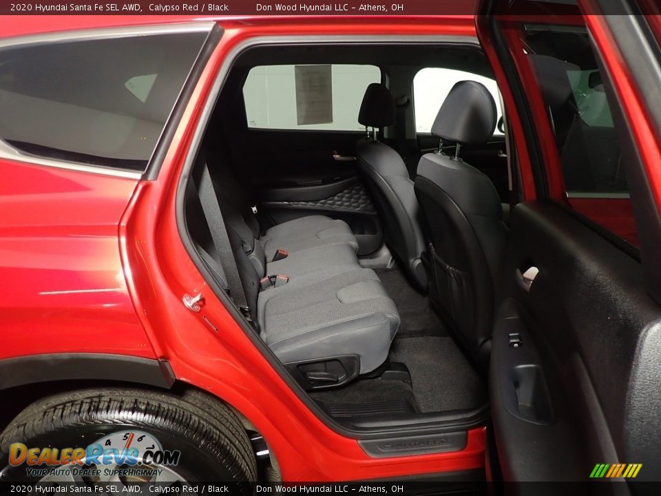 2020 Hyundai Santa Fe SEL AWD Calypso Red / Black Photo #35