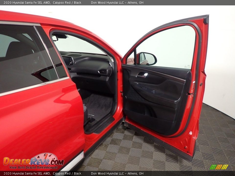 2020 Hyundai Santa Fe SEL AWD Calypso Red / Black Photo #36