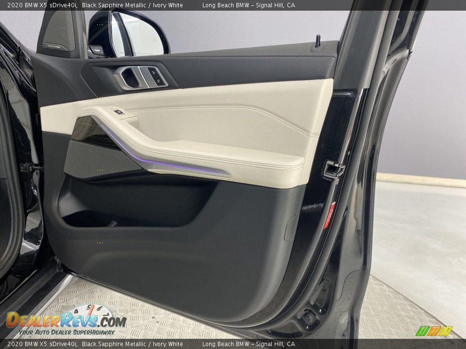 2020 BMW X5 sDrive40i Black Sapphire Metallic / Ivory White Photo #30