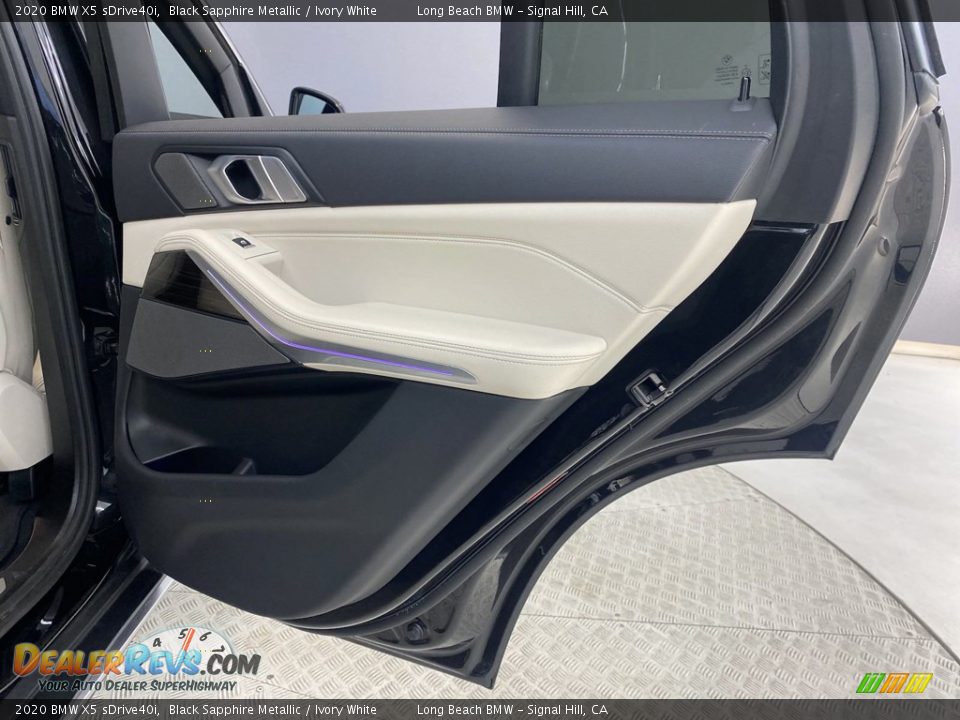 2020 BMW X5 sDrive40i Black Sapphire Metallic / Ivory White Photo #33
