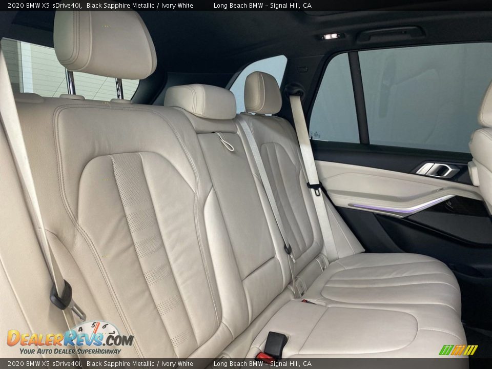 2020 BMW X5 sDrive40i Black Sapphire Metallic / Ivory White Photo #35