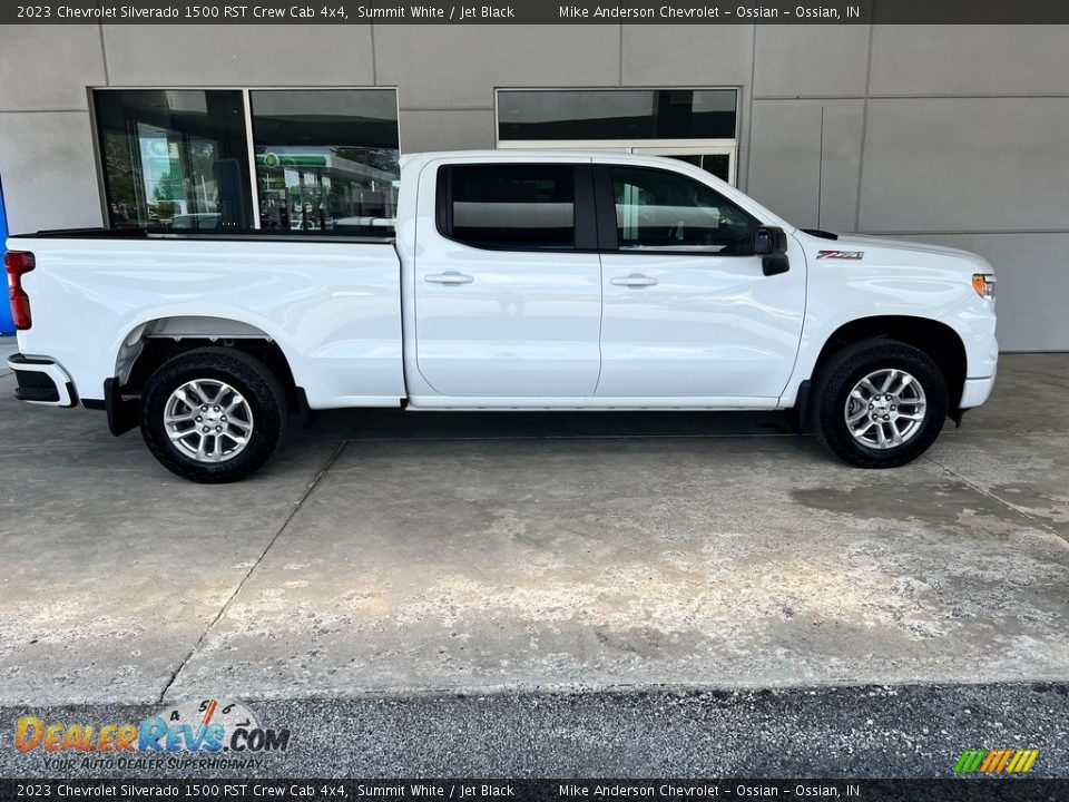 2023 Chevrolet Silverado 1500 RST Crew Cab 4x4 Summit White / Jet Black Photo #6