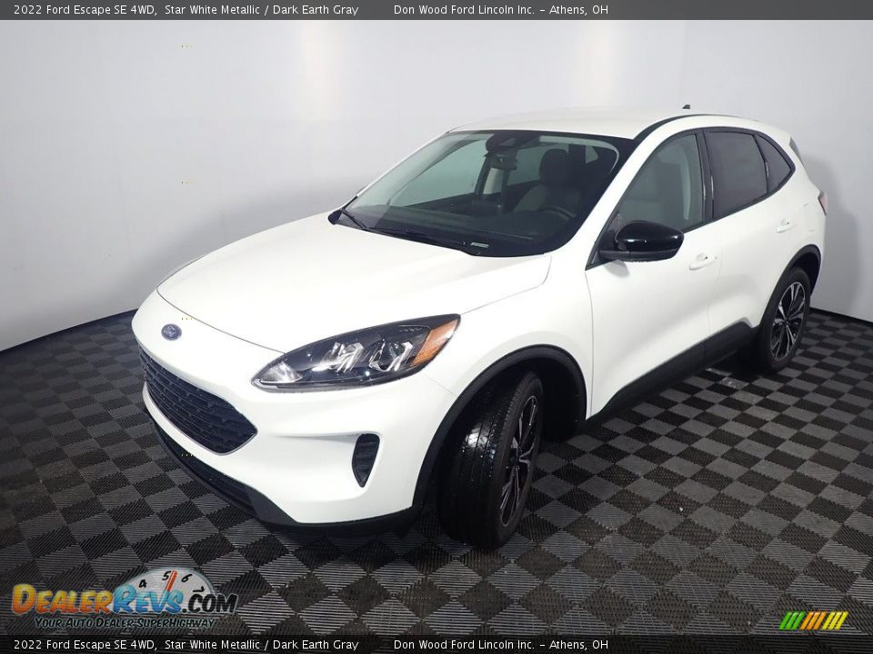 2022 Ford Escape SE 4WD Star White Metallic / Dark Earth Gray Photo #9