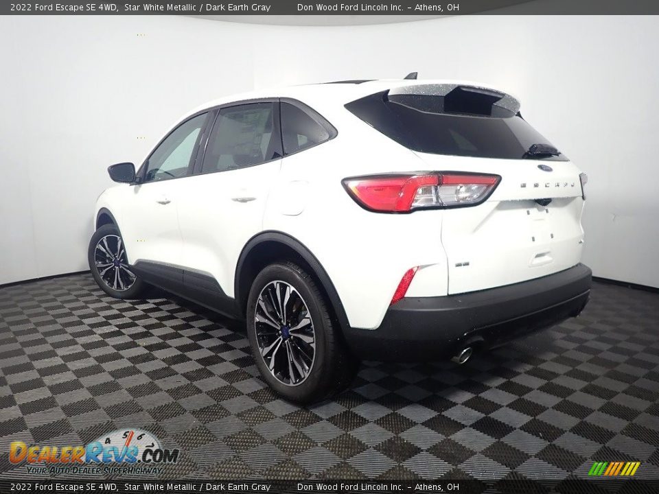 2022 Ford Escape SE 4WD Star White Metallic / Dark Earth Gray Photo #11