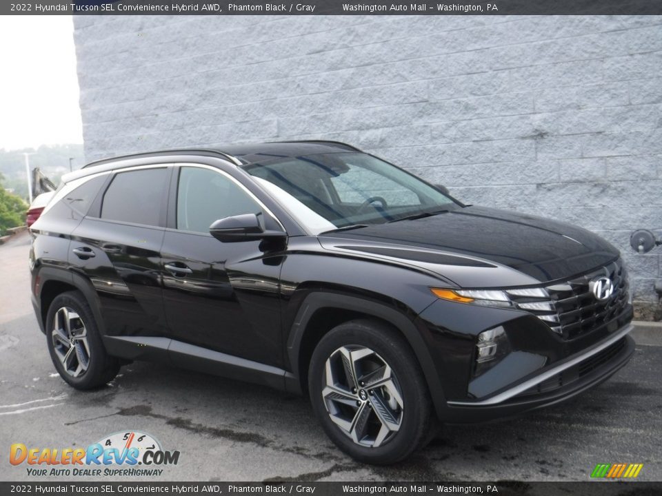 2022 Hyundai Tucson SEL Convienience Hybrid AWD Phantom Black / Gray Photo #1