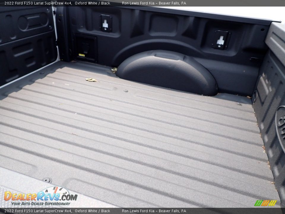 2022 Ford F150 Lariat SuperCrew 4x4 Oxford White / Black Photo #10