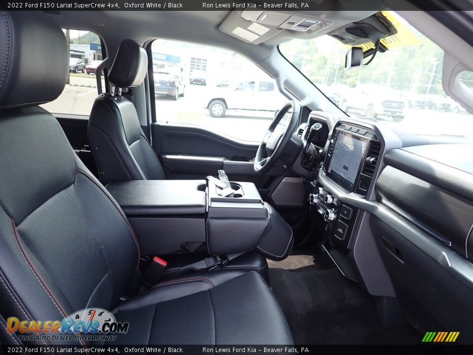 Front Seat of 2022 Ford F150 Lariat SuperCrew 4x4 Photo #12