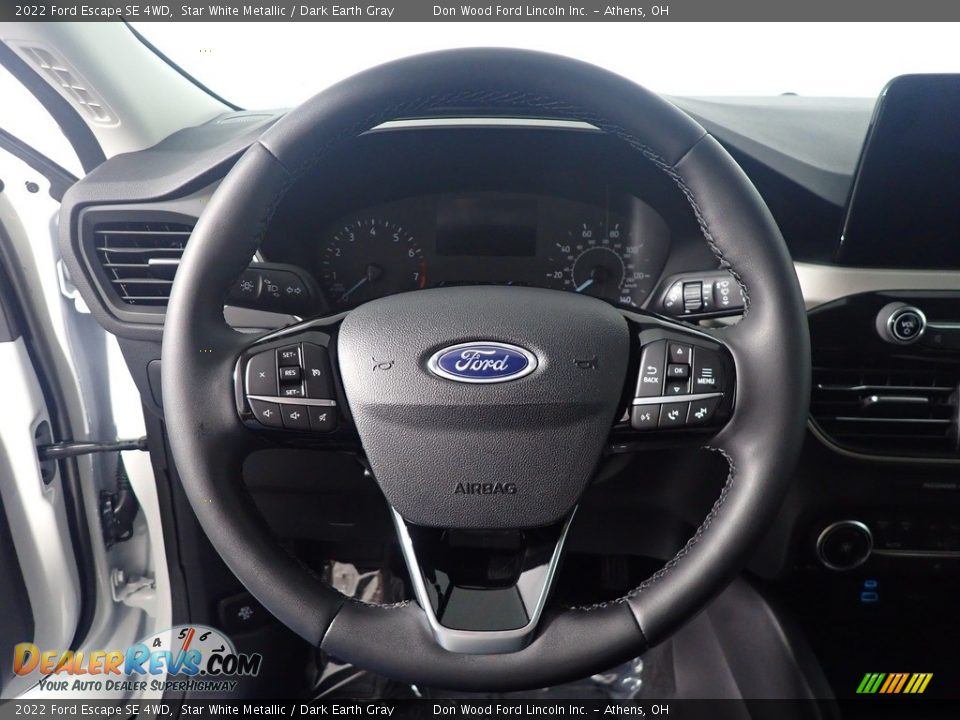 2022 Ford Escape SE 4WD Star White Metallic / Dark Earth Gray Photo #25