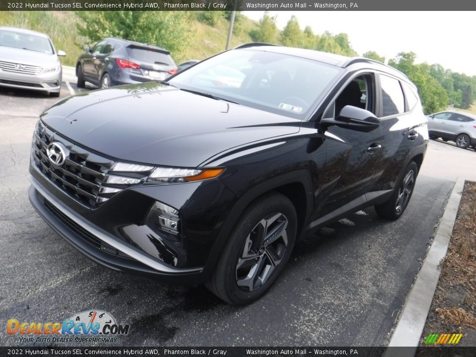 2022 Hyundai Tucson SEL Convienience Hybrid AWD Phantom Black / Gray Photo #6