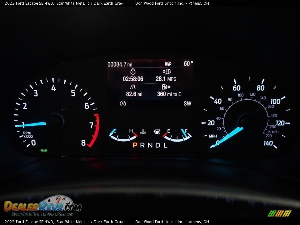 2022 Ford Escape SE 4WD Star White Metallic / Dark Earth Gray Photo #26