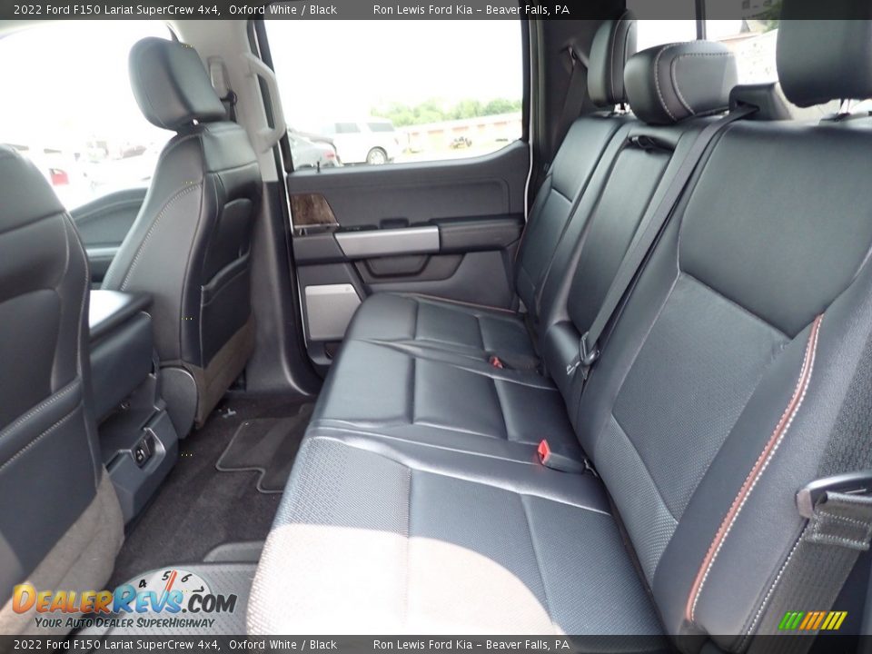 Rear Seat of 2022 Ford F150 Lariat SuperCrew 4x4 Photo #13