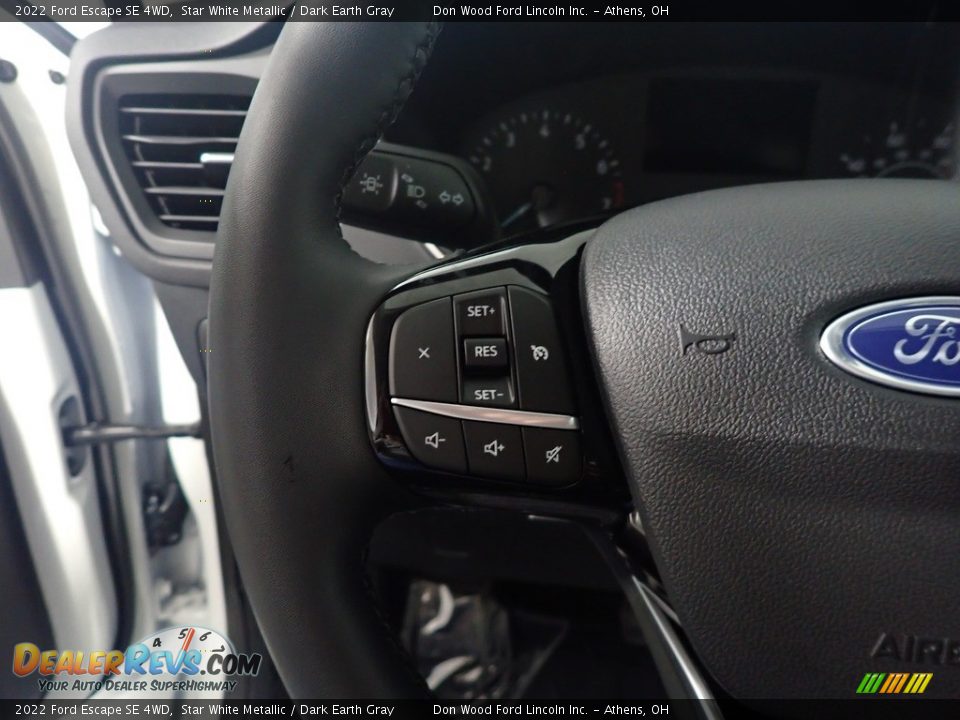 2022 Ford Escape SE 4WD Star White Metallic / Dark Earth Gray Photo #27