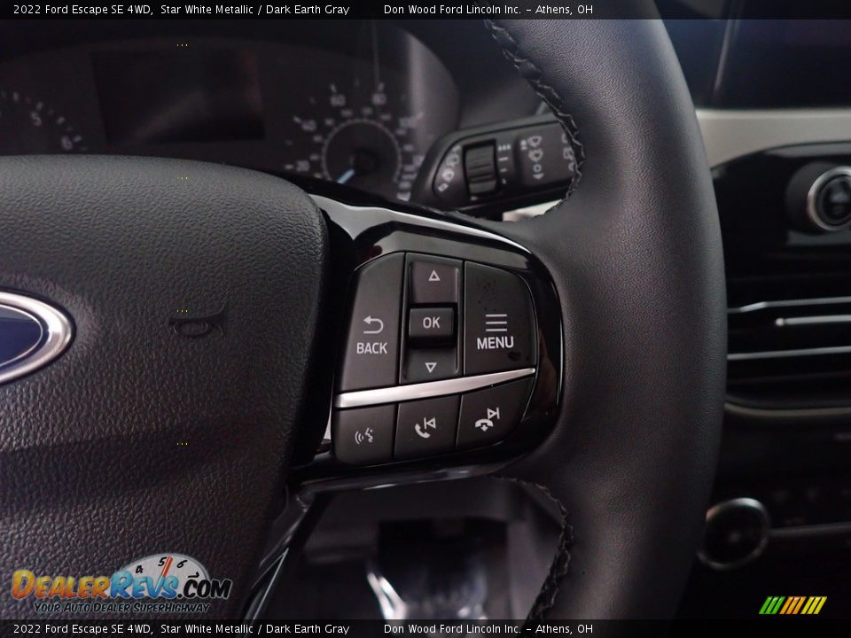 2022 Ford Escape SE 4WD Star White Metallic / Dark Earth Gray Photo #28