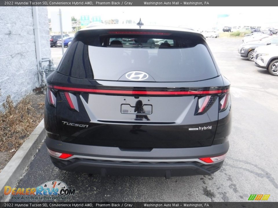 2022 Hyundai Tucson SEL Convienience Hybrid AWD Phantom Black / Gray Photo #8