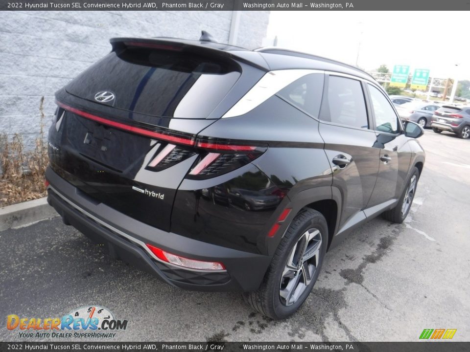 2022 Hyundai Tucson SEL Convienience Hybrid AWD Phantom Black / Gray Photo #9