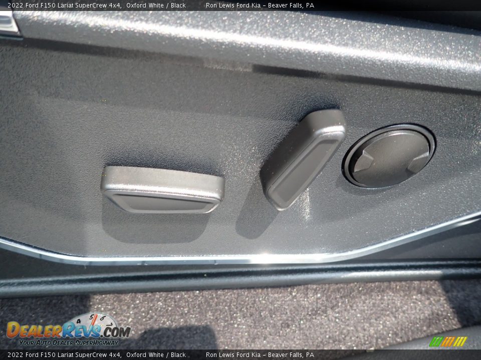 2022 Ford F150 Lariat SuperCrew 4x4 Oxford White / Black Photo #16