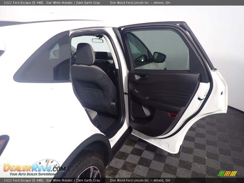 2022 Ford Escape SE 4WD Star White Metallic / Dark Earth Gray Photo #34