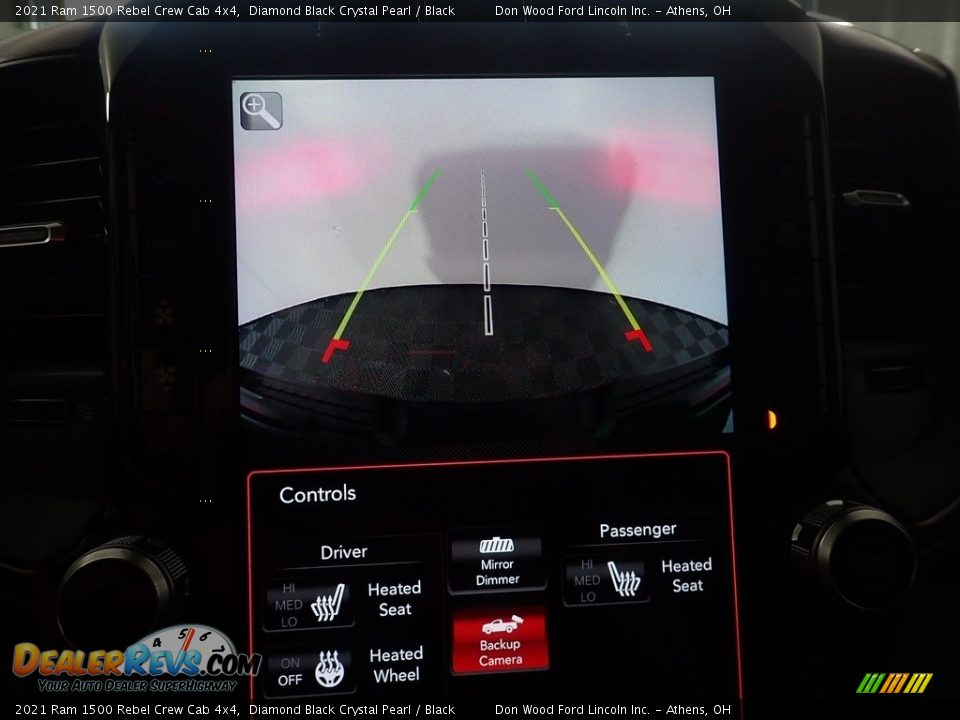 2021 Ram 1500 Rebel Crew Cab 4x4 Diamond Black Crystal Pearl / Black Photo #4