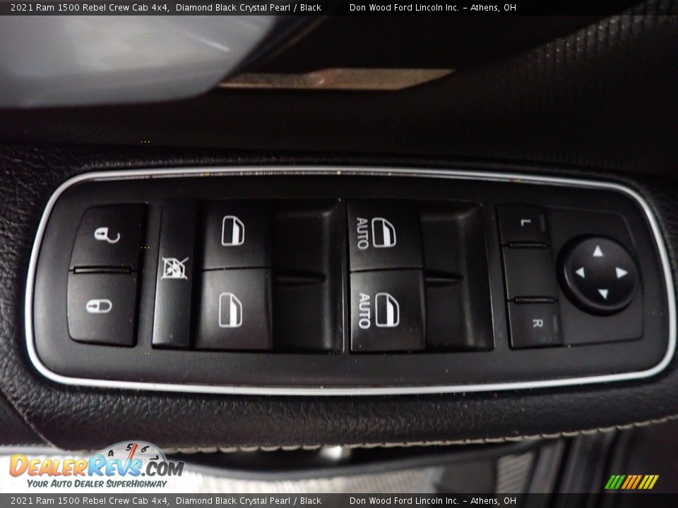 2021 Ram 1500 Rebel Crew Cab 4x4 Diamond Black Crystal Pearl / Black Photo #20