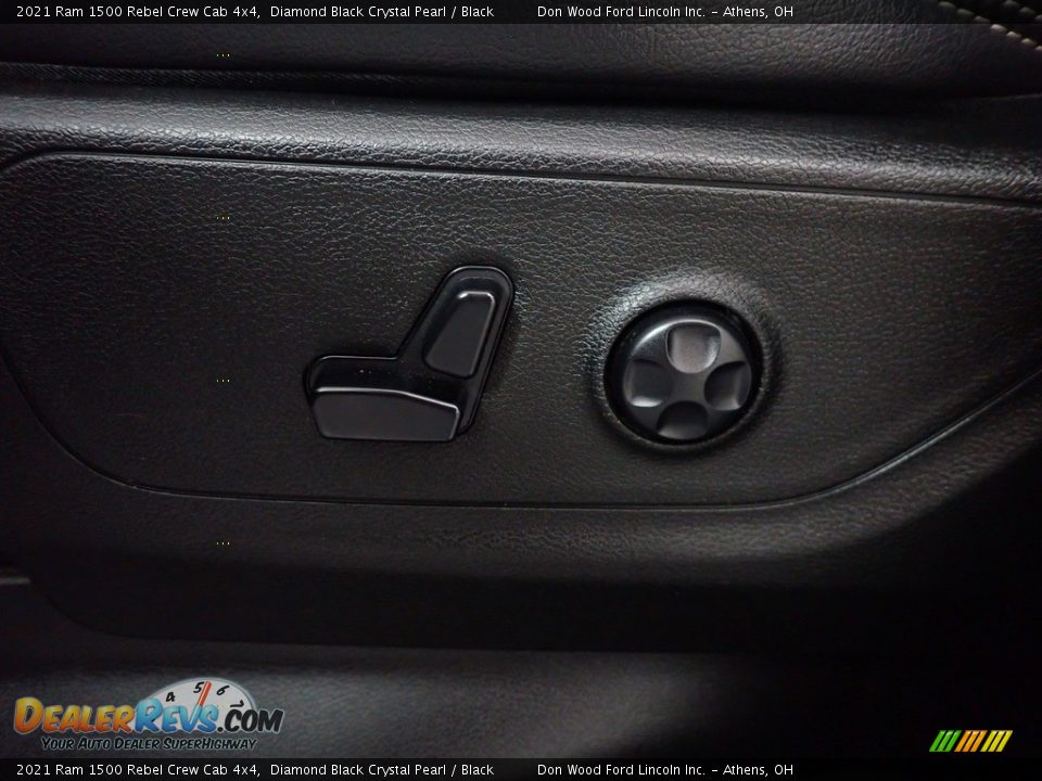 2021 Ram 1500 Rebel Crew Cab 4x4 Diamond Black Crystal Pearl / Black Photo #22