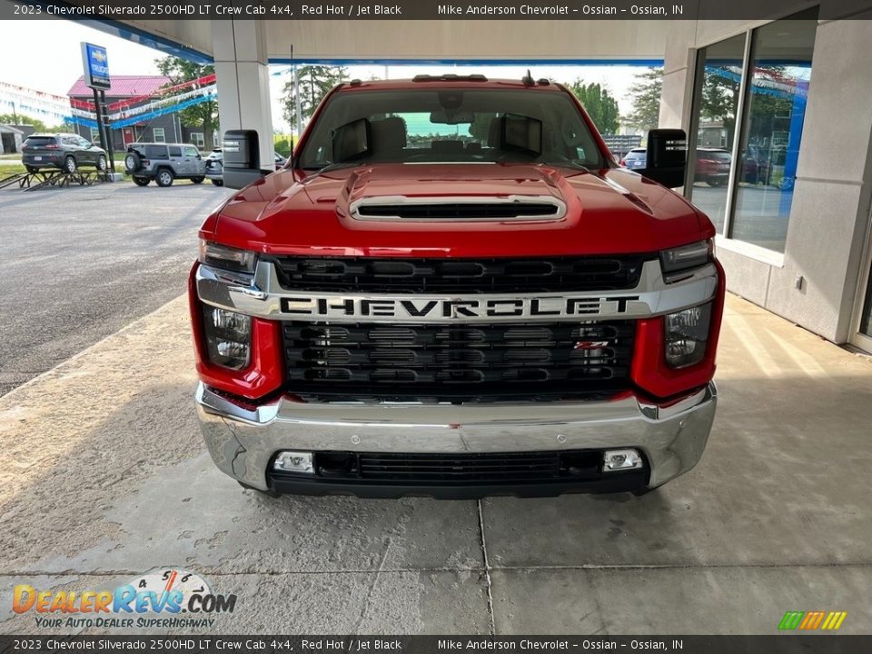 2023 Chevrolet Silverado 2500HD LT Crew Cab 4x4 Red Hot / Jet Black Photo #3