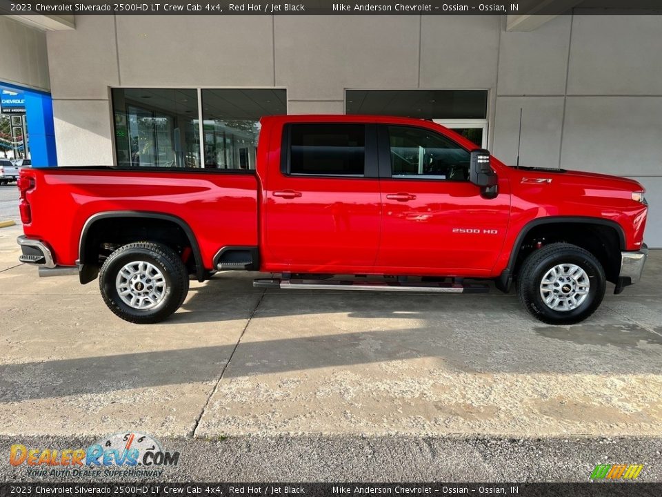 2023 Chevrolet Silverado 2500HD LT Crew Cab 4x4 Red Hot / Jet Black Photo #6