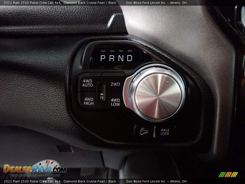 2021 Ram 1500 Rebel Crew Cab 4x4 Diamond Black Crystal Pearl / Black Photo #31
