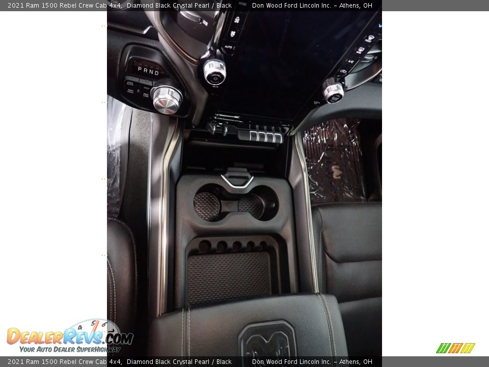 2021 Ram 1500 Rebel Crew Cab 4x4 Diamond Black Crystal Pearl / Black Photo #32
