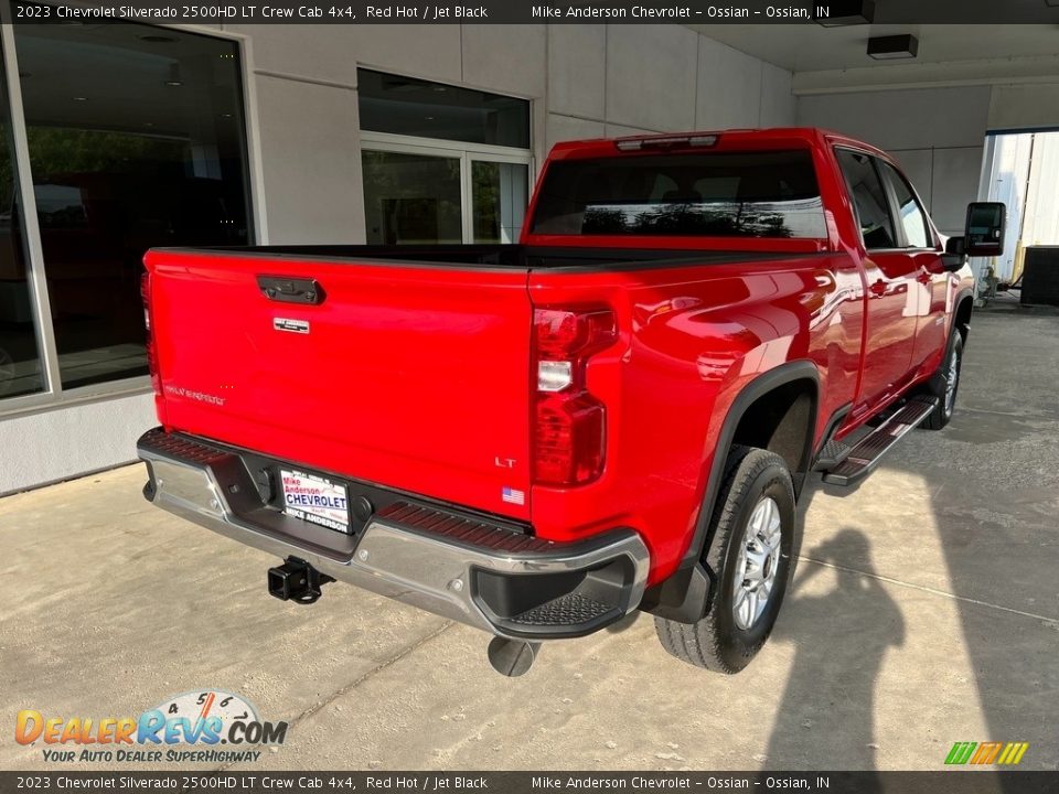 2023 Chevrolet Silverado 2500HD LT Crew Cab 4x4 Red Hot / Jet Black Photo #7