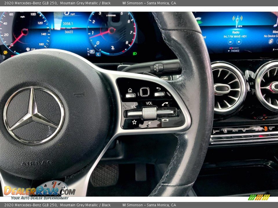 2020 Mercedes-Benz GLB 250 Mountain Grey Metallic / Black Photo #22