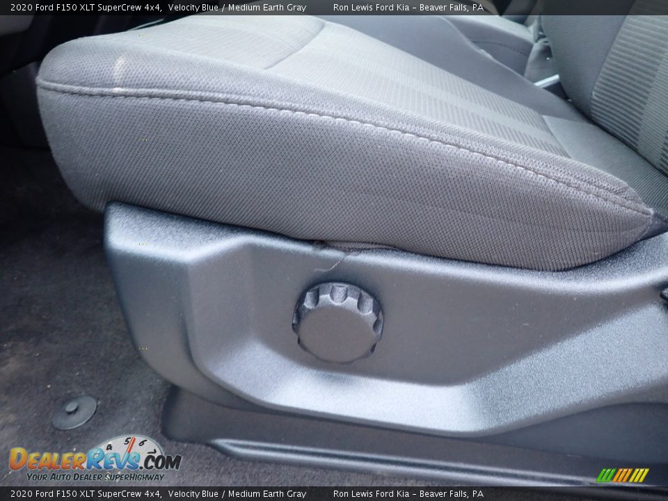 2020 Ford F150 XLT SuperCrew 4x4 Velocity Blue / Medium Earth Gray Photo #14