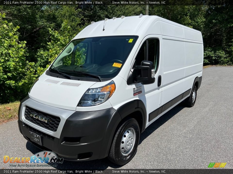 2021 Ram ProMaster 2500 High Roof Cargo Van Bright White / Black Photo #2