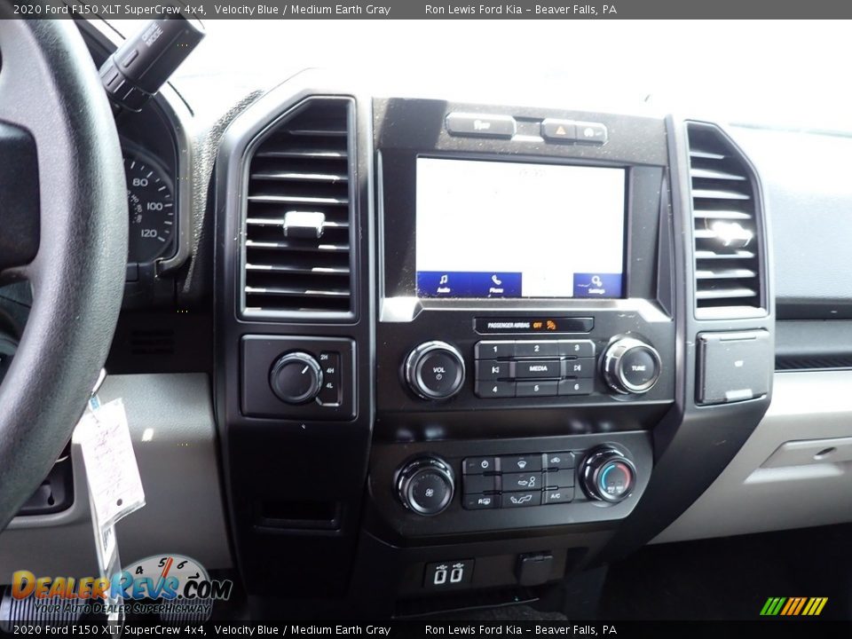2020 Ford F150 XLT SuperCrew 4x4 Velocity Blue / Medium Earth Gray Photo #16