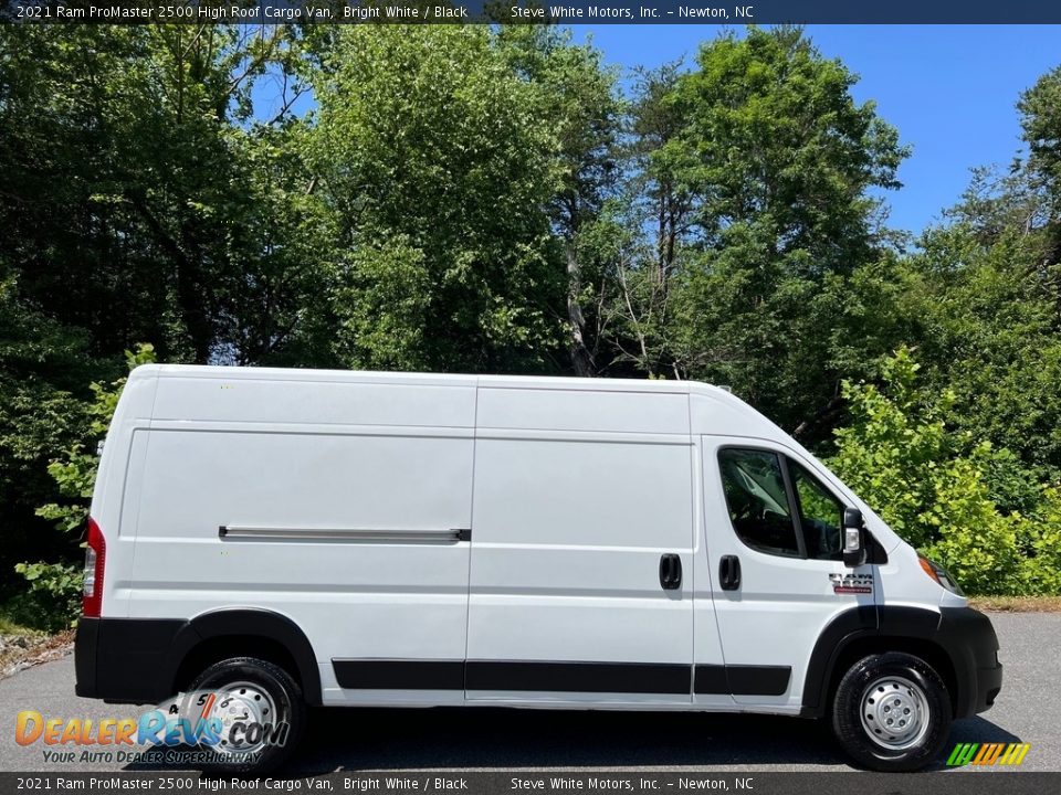 2021 Ram ProMaster 2500 High Roof Cargo Van Bright White / Black Photo #5