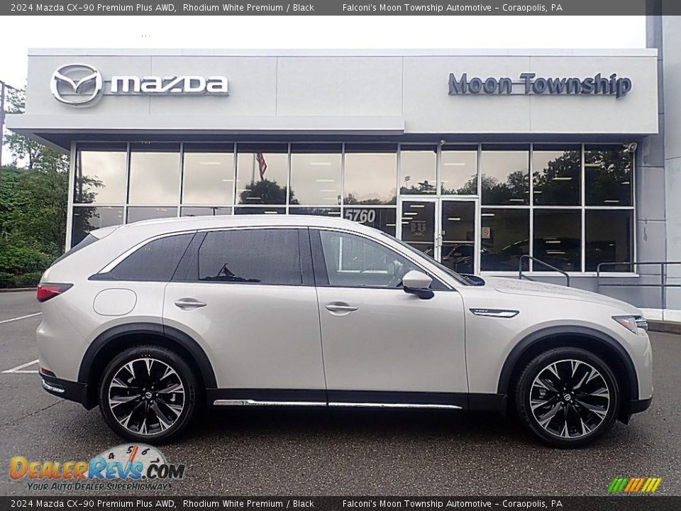 2024 Mazda CX-90 Premium Plus AWD Rhodium White Premium / Black Photo #1