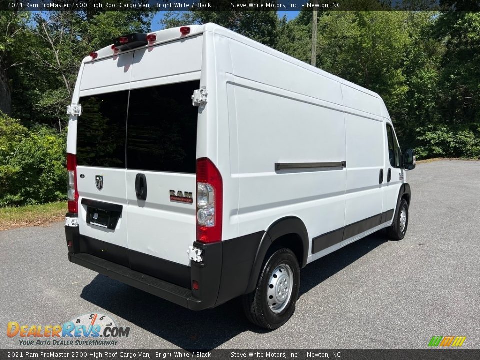 2021 Ram ProMaster 2500 High Roof Cargo Van Bright White / Black Photo #6