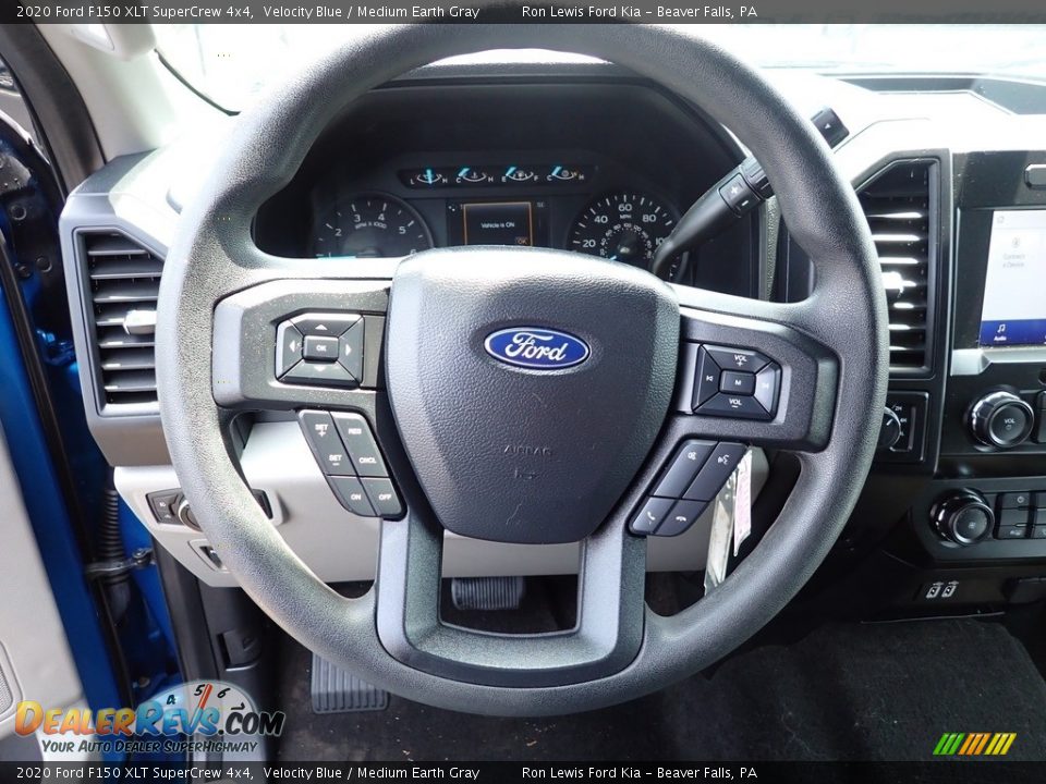 2020 Ford F150 XLT SuperCrew 4x4 Velocity Blue / Medium Earth Gray Photo #18