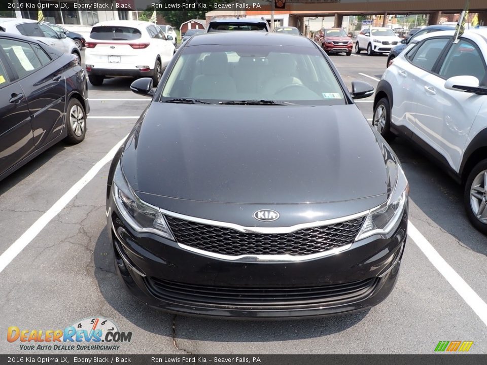 2016 Kia Optima LX Ebony Black / Black Photo #2