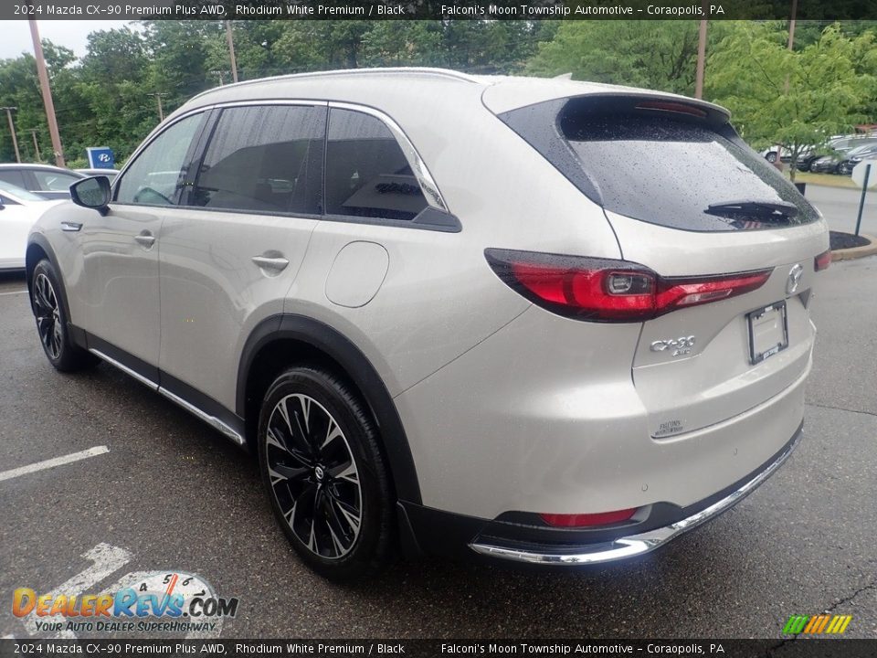 2024 Mazda CX-90 Premium Plus AWD Rhodium White Premium / Black Photo #5