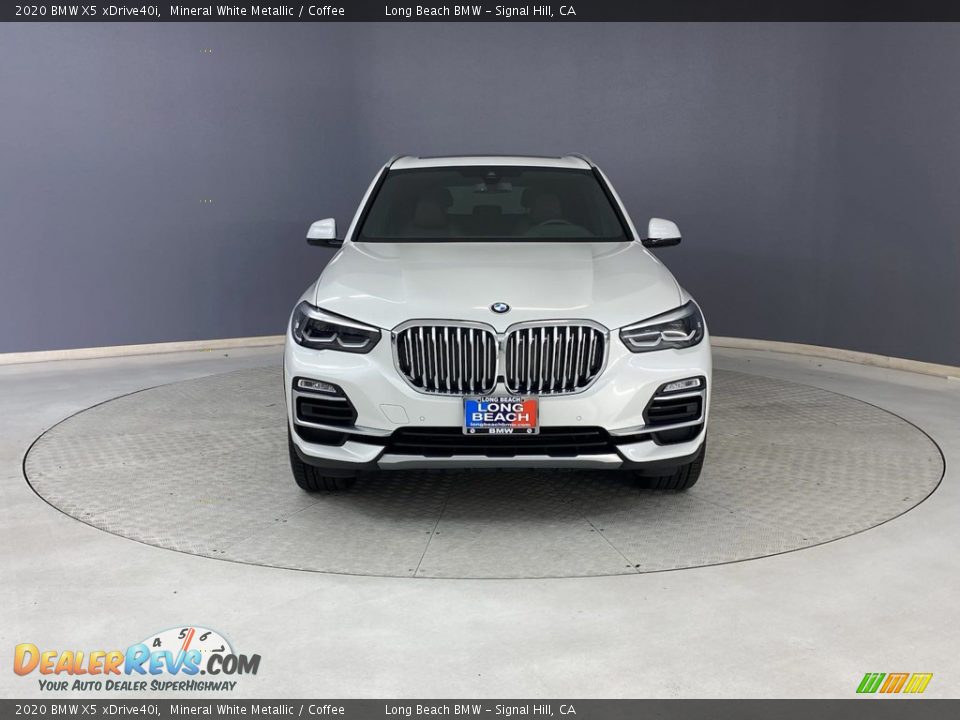 2020 BMW X5 xDrive40i Mineral White Metallic / Coffee Photo #2