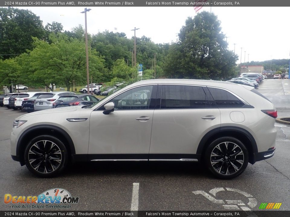 Rhodium White Premium 2024 Mazda CX-90 Premium Plus AWD Photo #6