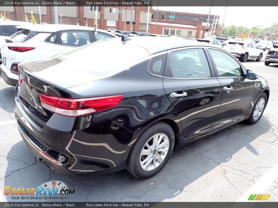 2016 Kia Optima LX Ebony Black / Black Photo #4