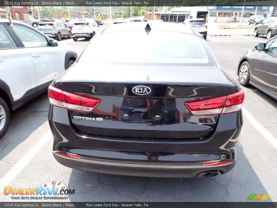 2016 Kia Optima LX Ebony Black / Black Photo #5