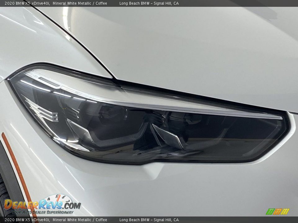 2020 BMW X5 xDrive40i Mineral White Metallic / Coffee Photo #6